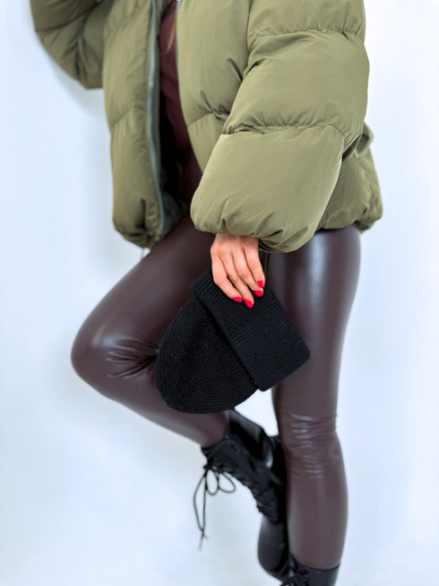 Wool hat "GLITTER DROP" - black